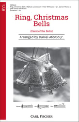 Ring, Christmas Bells SAB choral sheet music cover